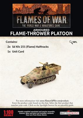 Flames of War - Germany: Flamethrower Platoon
