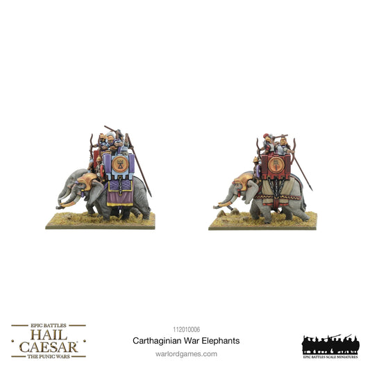 Hail Caesar Epic Battles - Carthaginian War Elephants Hail Caesar Epic Battles - Carthaginian War Elephants
