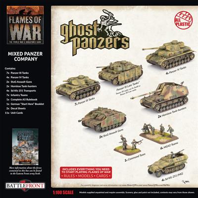 Flames of War - German: Ghost Panzers Mixed Panzer Company