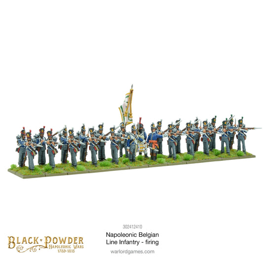 Black Powder - Napoleonic Belgians: Line Infantry Firing Black Powder - Napoleonic Belgians: Line Infantry Firing