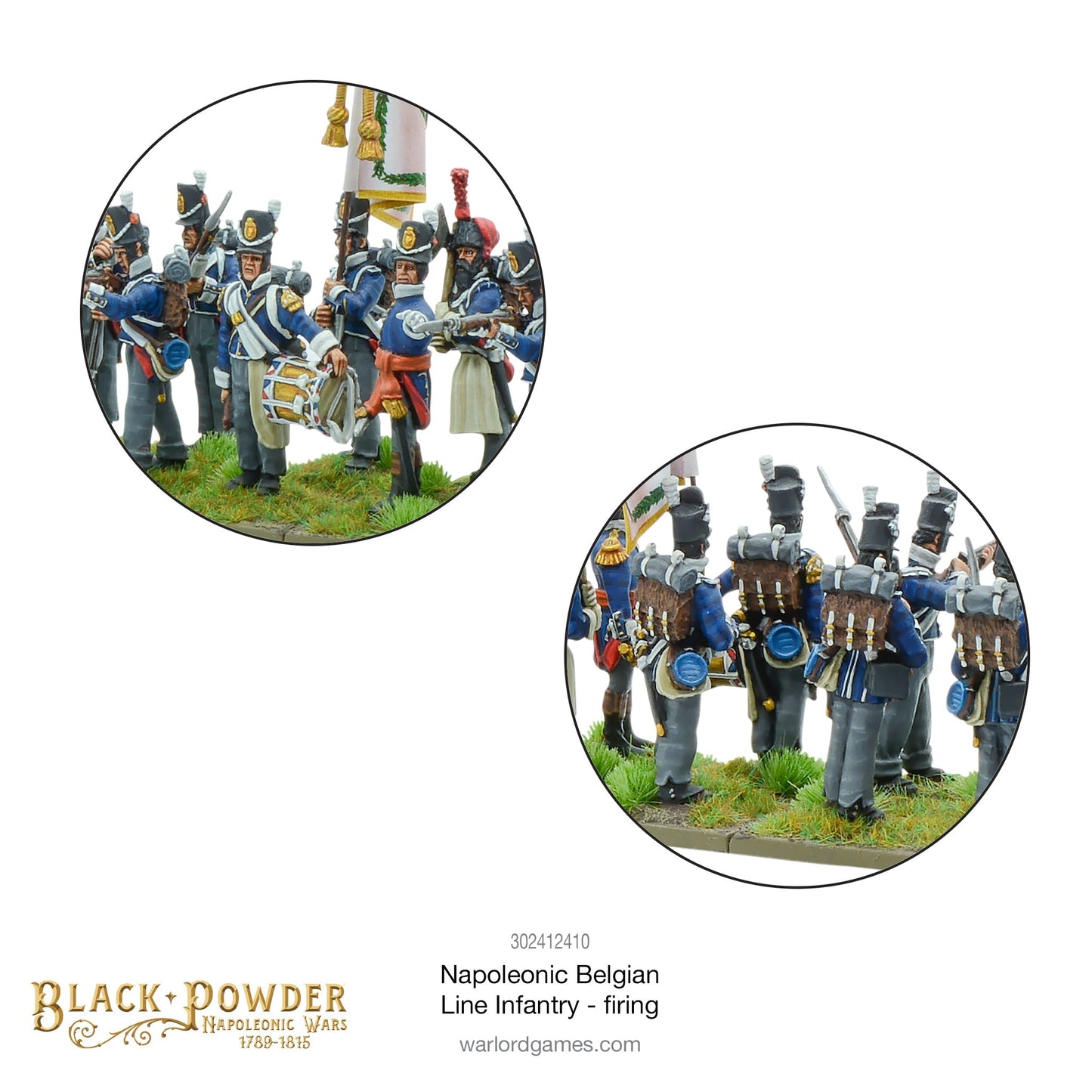 Black Powder - Napoleonic Belgians: Line Infantry Firing