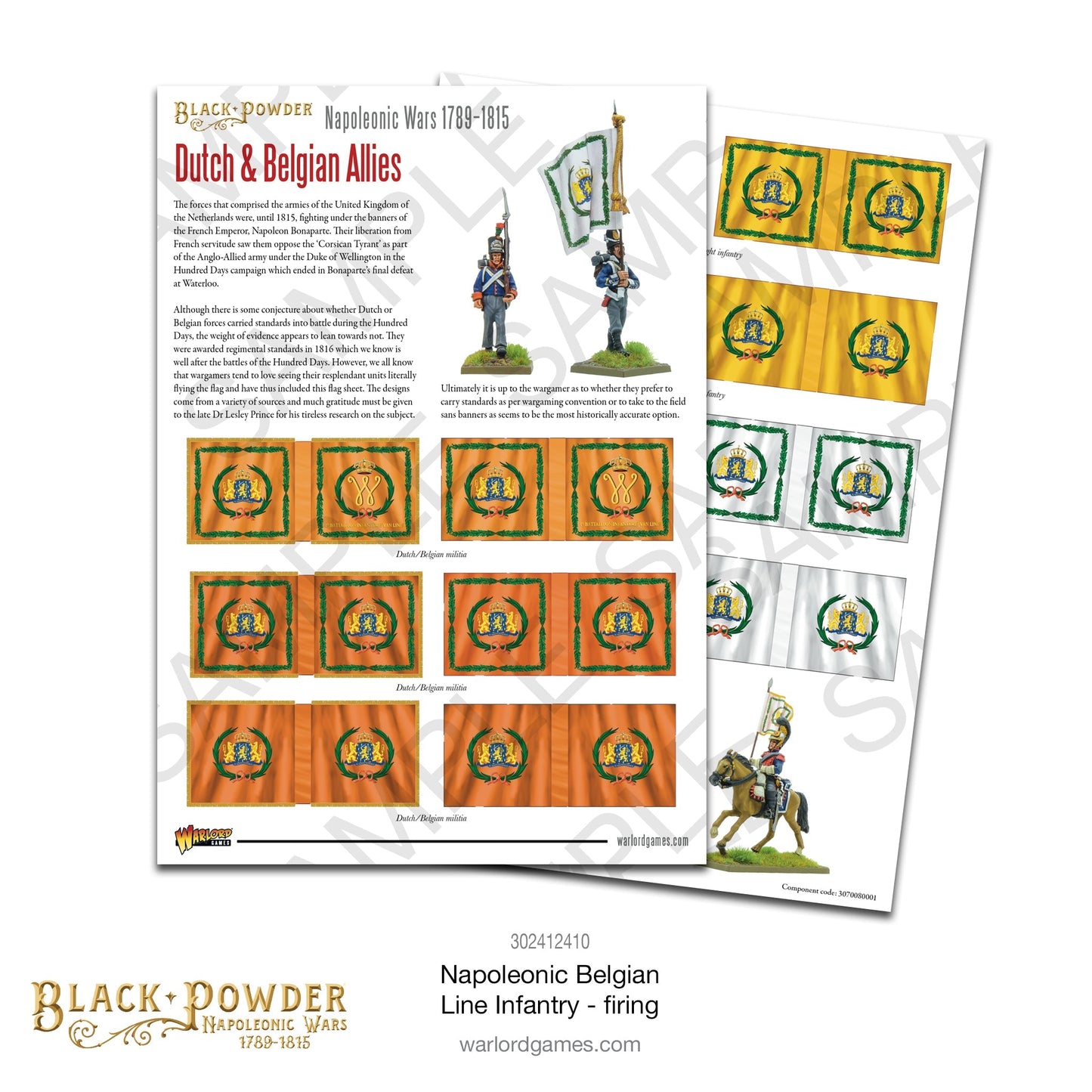 Black Powder - Napoleonic Belgians: Line Infantry Firing