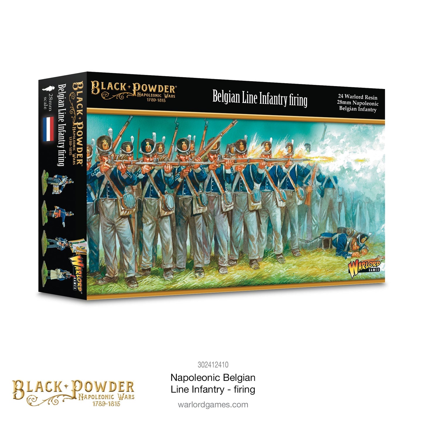 Black Powder - Napoleonic Belgians: Line Infantry Firing