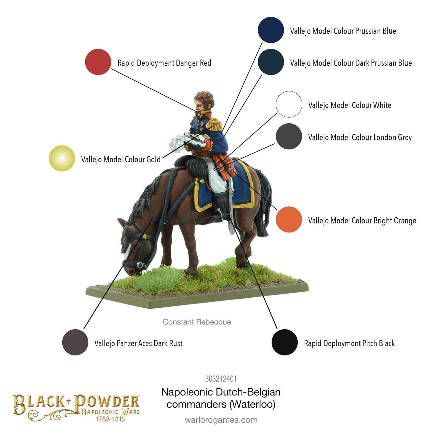Black Powder - Napoleonic Dutch-Belgians: Commanders (Waterloo)