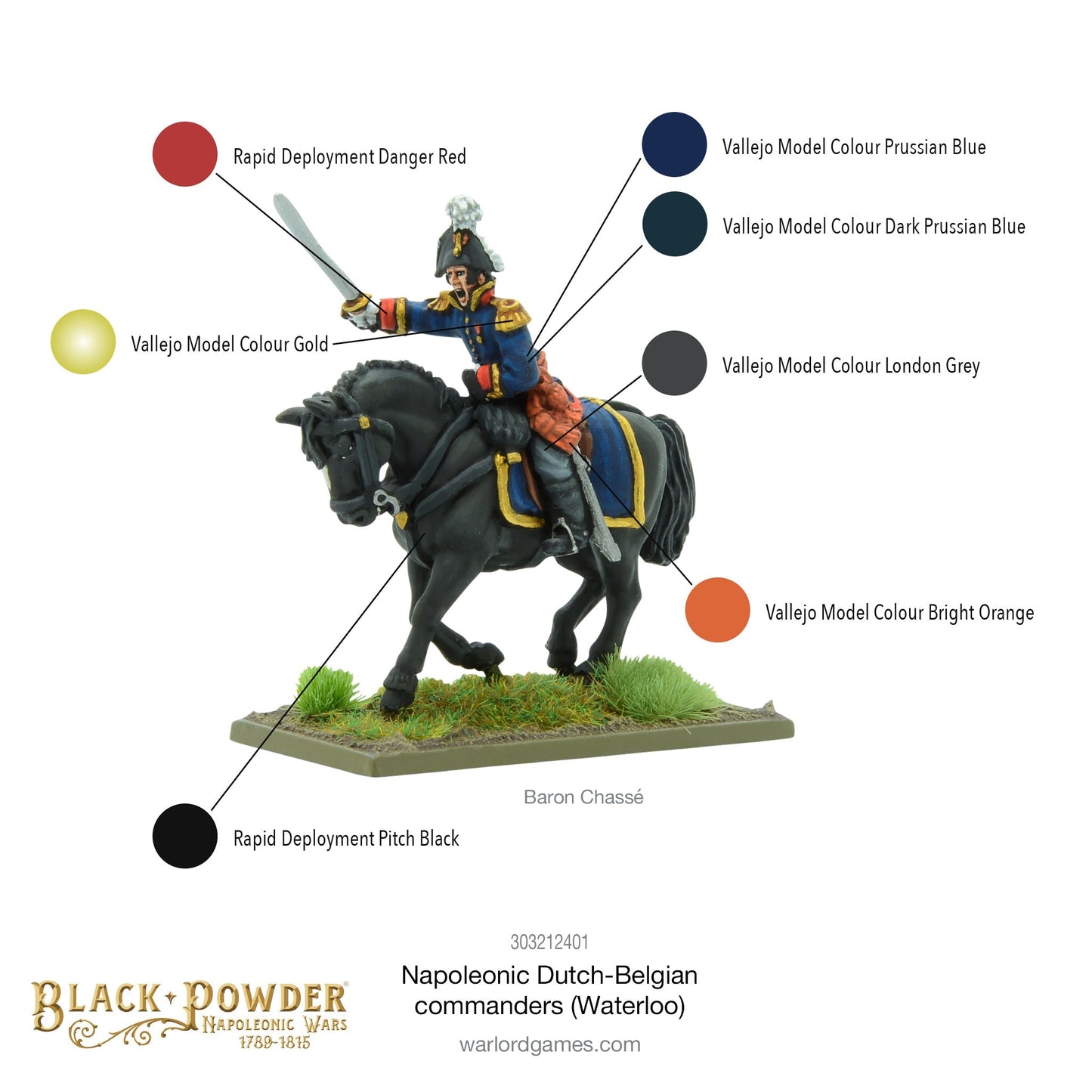 Black Powder - Napoleonic Dutch-Belgians: Commanders (Waterloo)