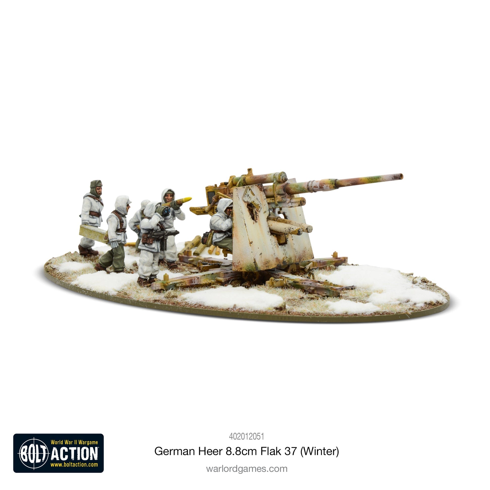Bolt Action - Germany: German Heer 8.8cm Flak 37 (Winter) Bolt Action - Germany: German Heer 8.8cm Flak 37 (Winter)