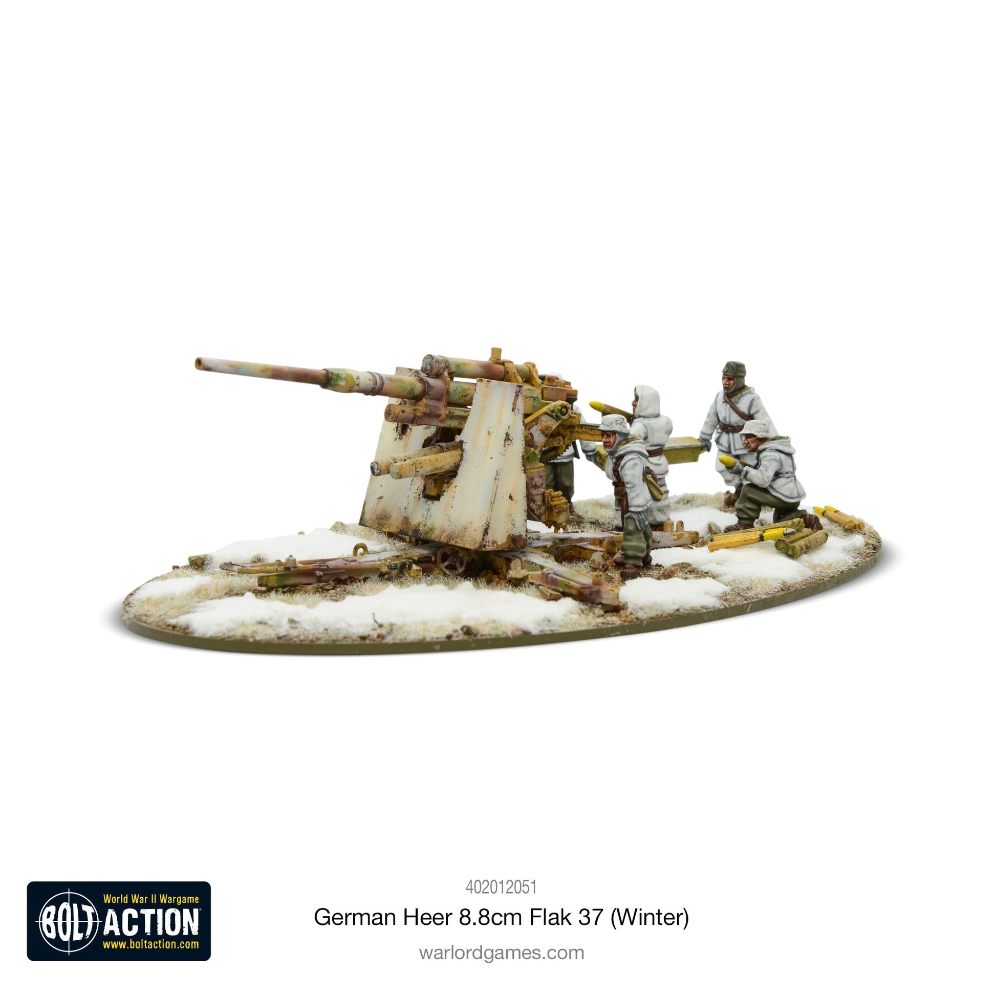 Bolt Action - Germany: German Heer 8.8cm Flak 37 (Winter) Bolt Action - Germany: German Heer 8.8cm Flak 37 (Winter)