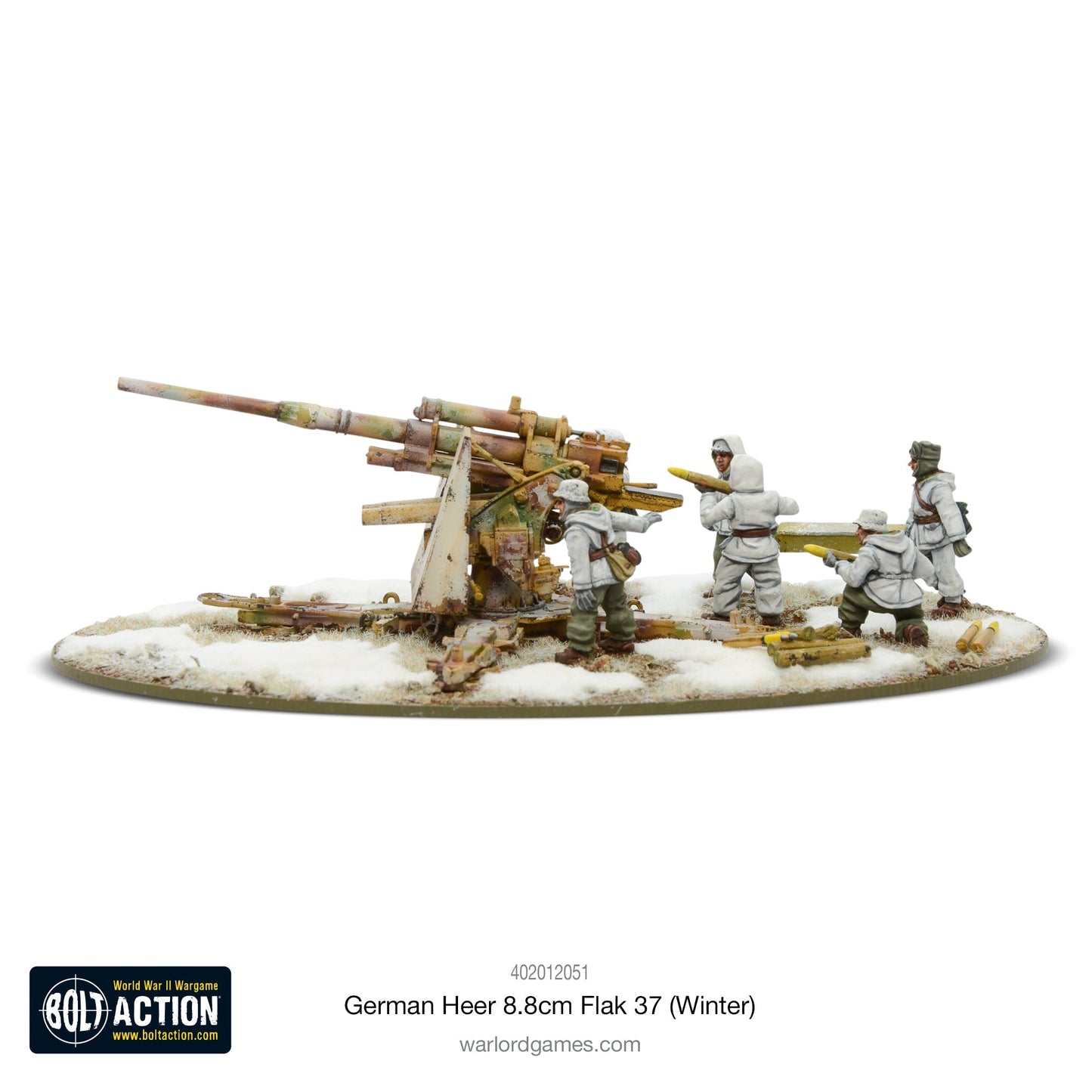 Bolt Action - Germany: German Heer 8.8cm Flak 37 (Winter)
