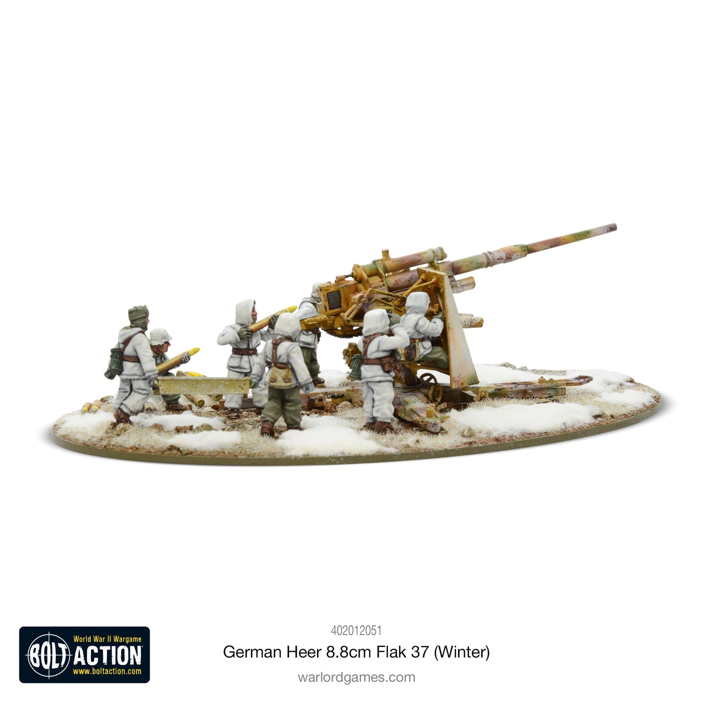 Bolt Action - Germany: German Heer 8.8cm Flak 37 (Winter)