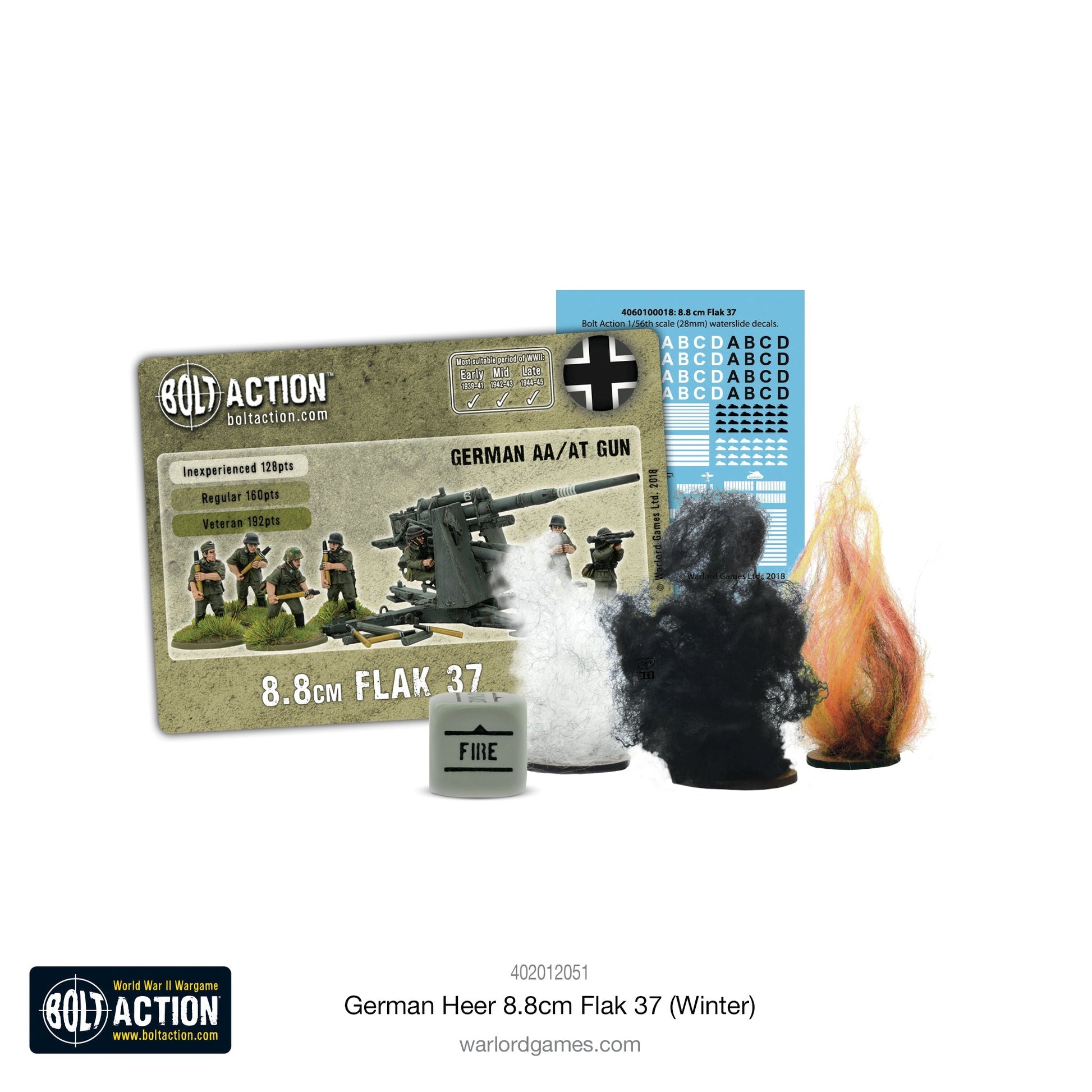 Bolt Action - Germany: German Heer 8.8cm Flak 37 (Winter) Bolt Action - Germany: German Heer 8.8cm Flak 37 (Winter)