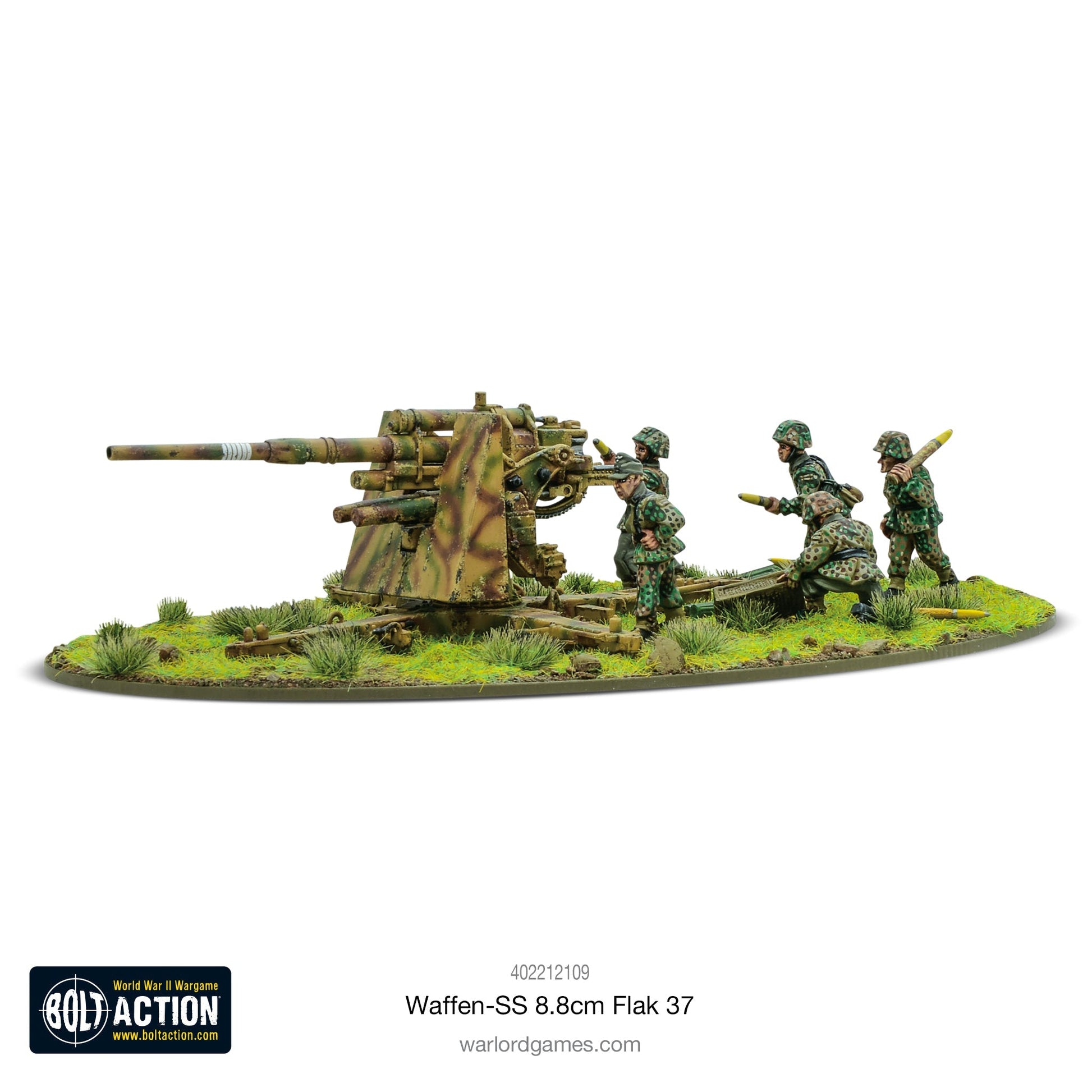 Bolt Action - Germany:  Waffen-SS 8.8cm Flak 37 Bolt Action - Germany:  Waffen-SS 8.8cm Flak 37