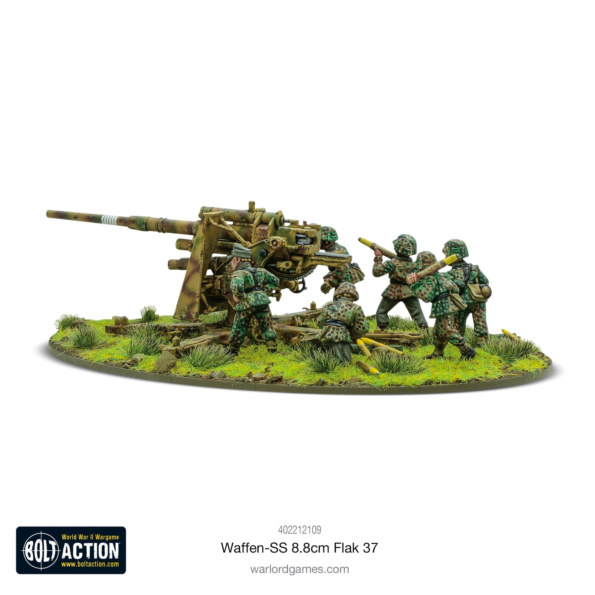 Bolt Action - Germany:  Waffen-SS 8.8cm Flak 37 Bolt Action - Germany:  Waffen-SS 8.8cm Flak 37