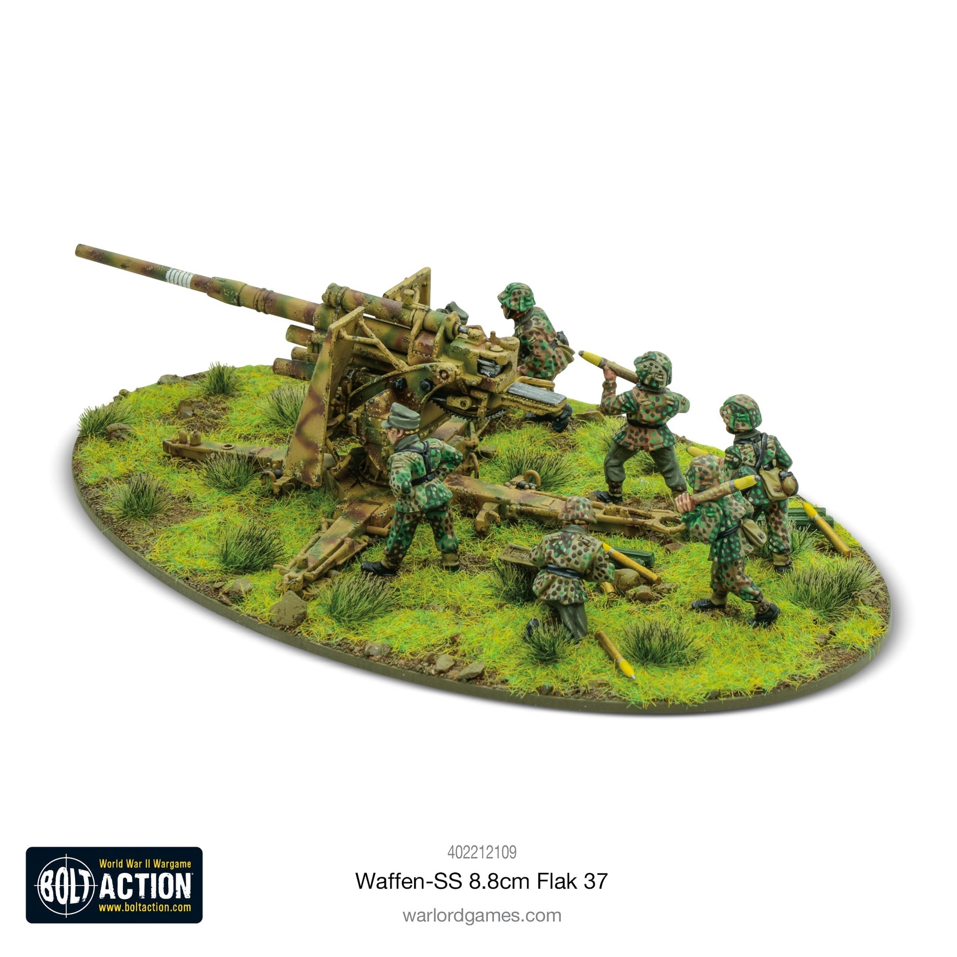 Bolt Action - Germany:  Waffen-SS 8.8cm Flak 37 Bolt Action - Germany:  Waffen-SS 8.8cm Flak 37
