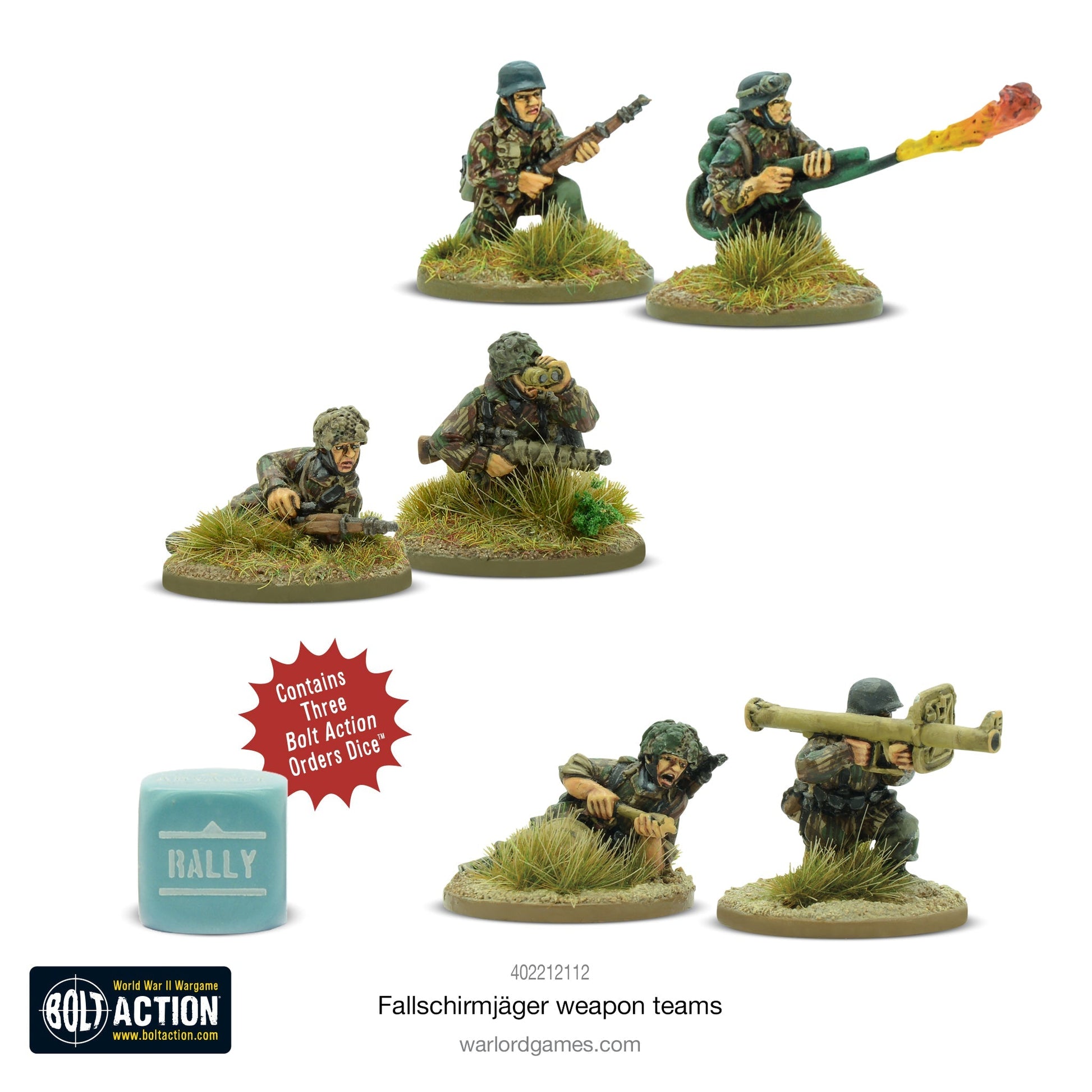 Bolt Action - Germany: Fallschirmjäger Weapons Teams Bolt Action - Germany: Fallschirmjäger Weapons Teams