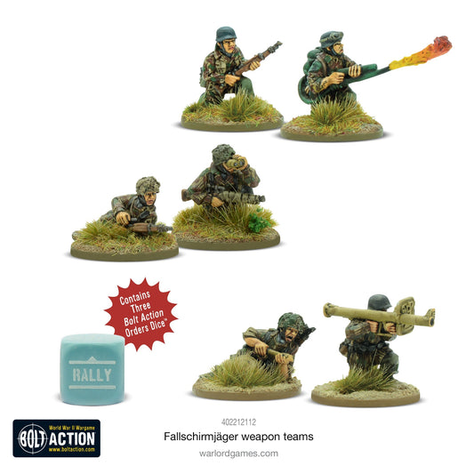 Bolt Action - Germany: Fallschirmjäger Weapons Teams Bolt Action - Germany: Fallschirmjäger Weapons Teams