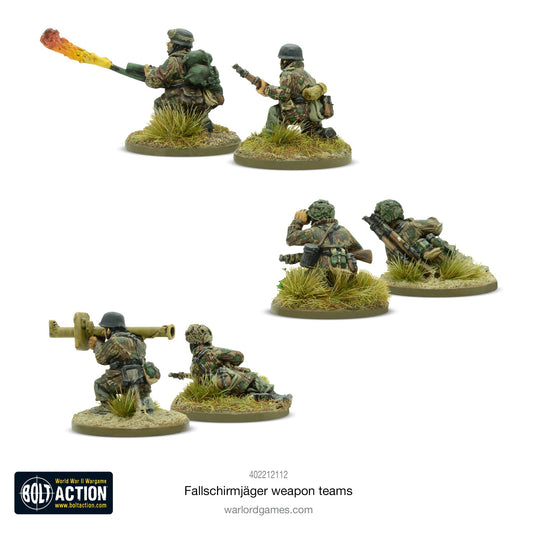 Bolt Action - Germany: Fallschirmjäger Weapons Teams Bolt Action - Germany: Fallschirmjäger Weapons Teams