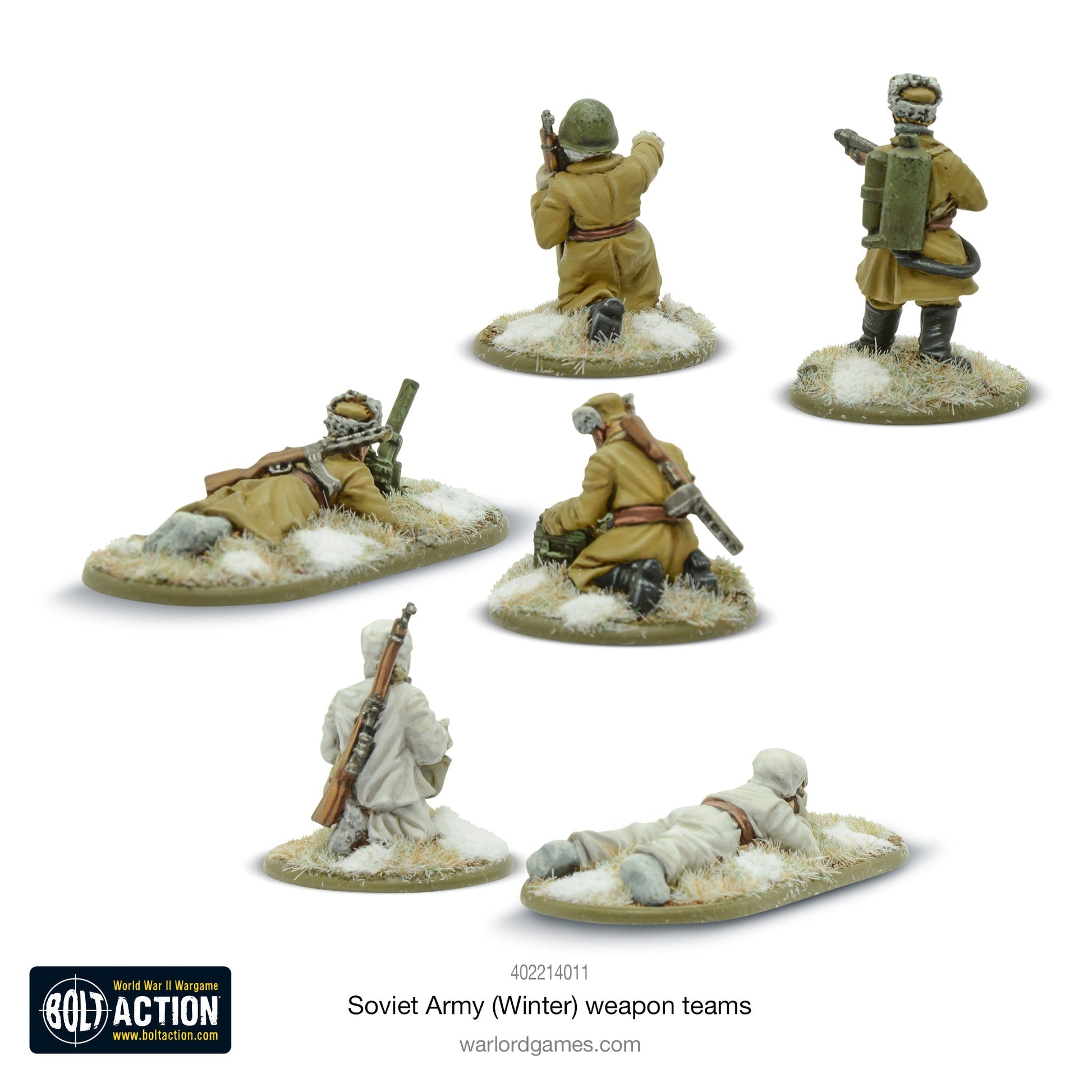 Bolt Action - Soviet Union: Soviet Army (Winter) Weapons Teams Bolt Action - Soviet Union: Soviet Army (Winter) Weapons Teams