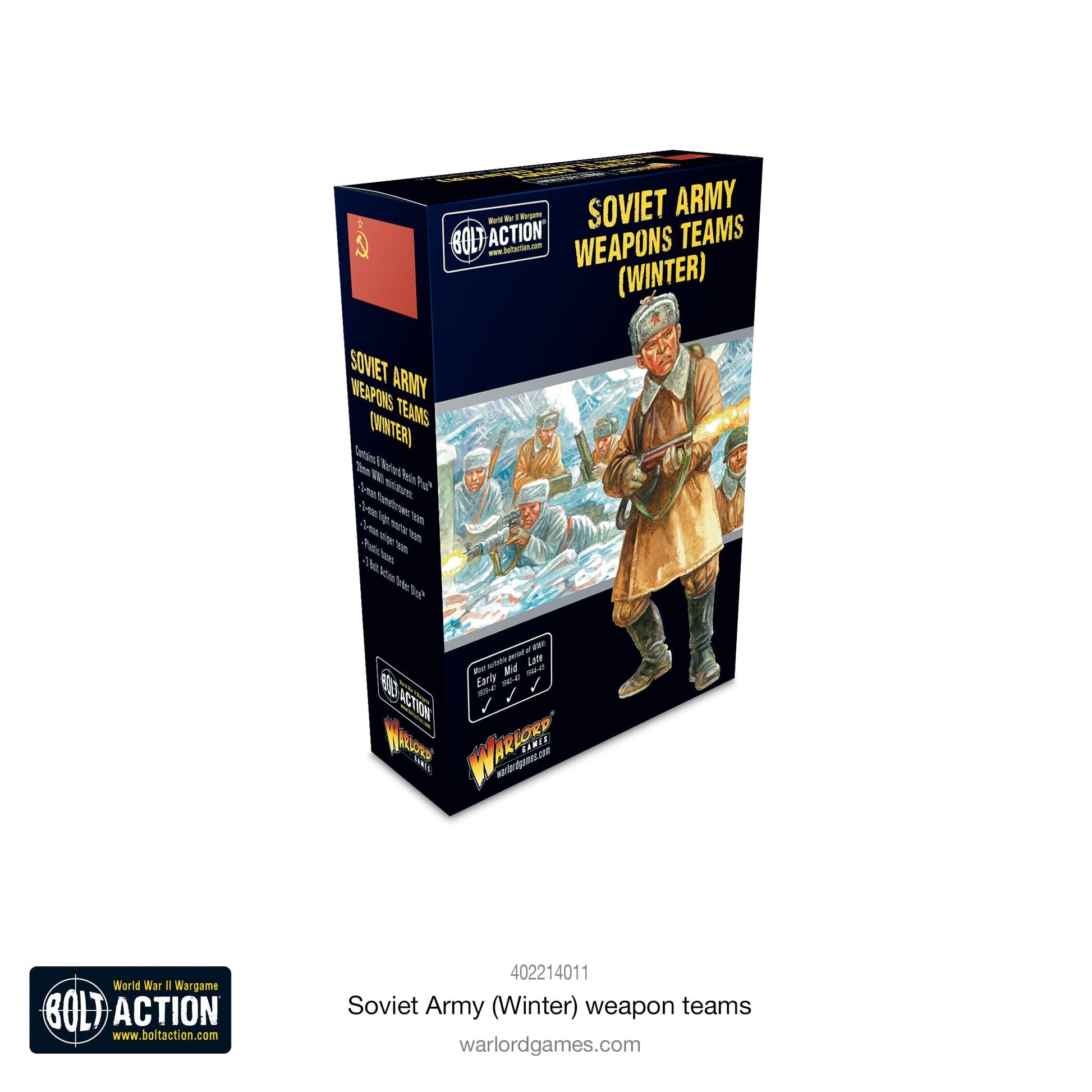 Bolt Action - Soviet Union: Soviet Army (Winter) Weapons Teams Bolt Action - Soviet Union: Soviet Army (Winter) Weapons Teams