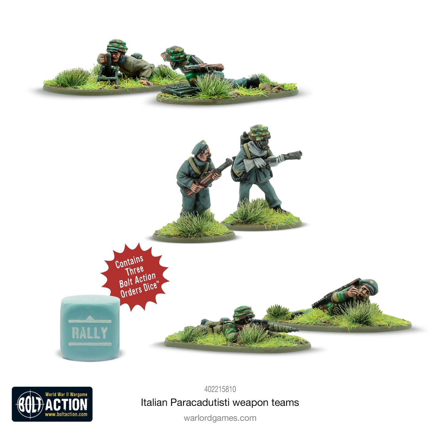 Bolt Action - Italy: Italian Paracadutisti Weapons Teams