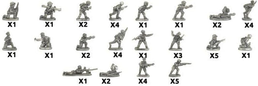 Flames of War: Battlefront Miniatures Finnish: Jalkava Platoon Flames of War: Battlefront Miniatures Finnish: Jalkava Platoon
