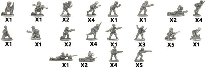 Flames of War: Battlefront Miniatures Finnish: Jalkava Platoon Flames of War: Battlefront Miniatures Finnish: Jalkava Platoon