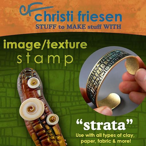 AVES: Rubber Texture Clay Stamps Strata AVES: Rubber Texture Clay Stamps Strata