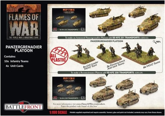 Flames of War: Late War: German: Panzergrenadier Platoon Flames of War: Late War: German: Panzergrenadier Platoon