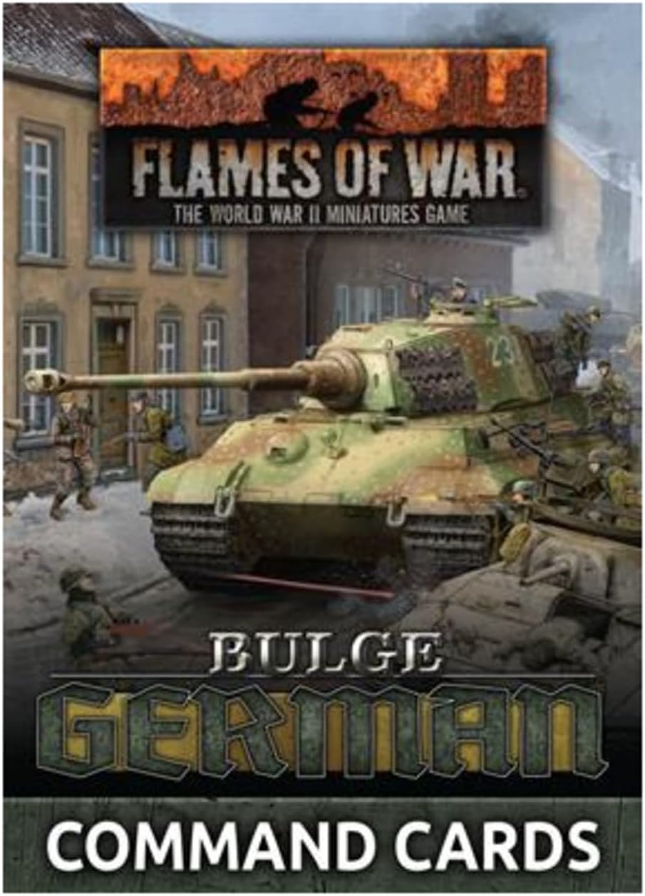 Flames of War WW2: Bulge - German Command Cards