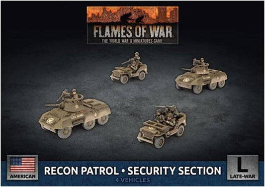Flames of War - USA: Late War: United States: M8 Recon Platoon / Security Section Flames of War - USA: Late War: United States: M8 Recon Platoon / Security Section
