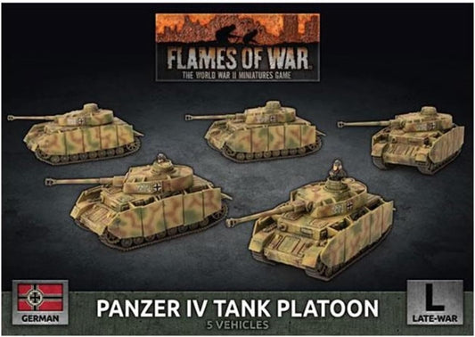 Flames of War: Late War: German: Panzer IV Platoon Flames of War: Late War: German: Panzer IV Platoon
