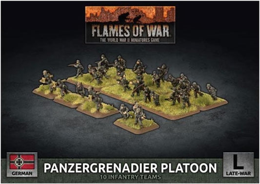 Flames of War: Late War: German: Panzergrenadier Platoon Flames of War: Late War: German: Panzergrenadier Platoon