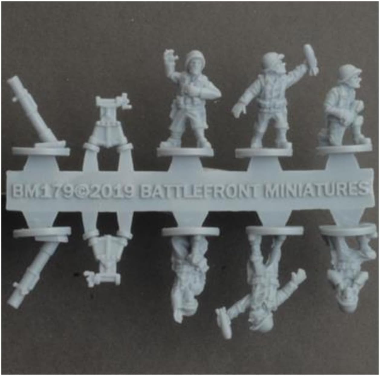 Flames of War Plastic American 6X 81mm Mortar Teams Flames of War Plastic American 6X 81mm Mortar Teams
