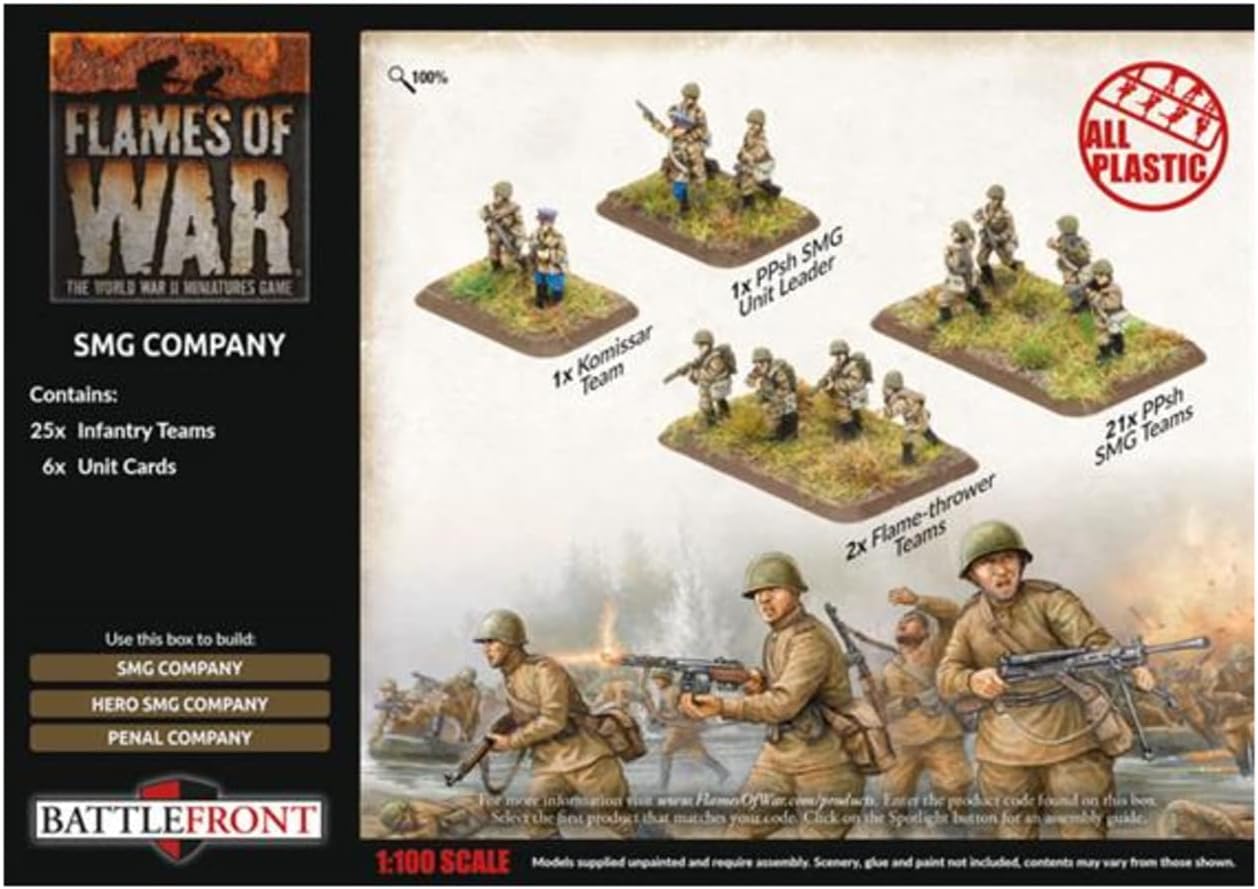 Flames of War - USSR: Late War: Soviet SMG Company Flames of War - USSR: Late War: Soviet SMG Company