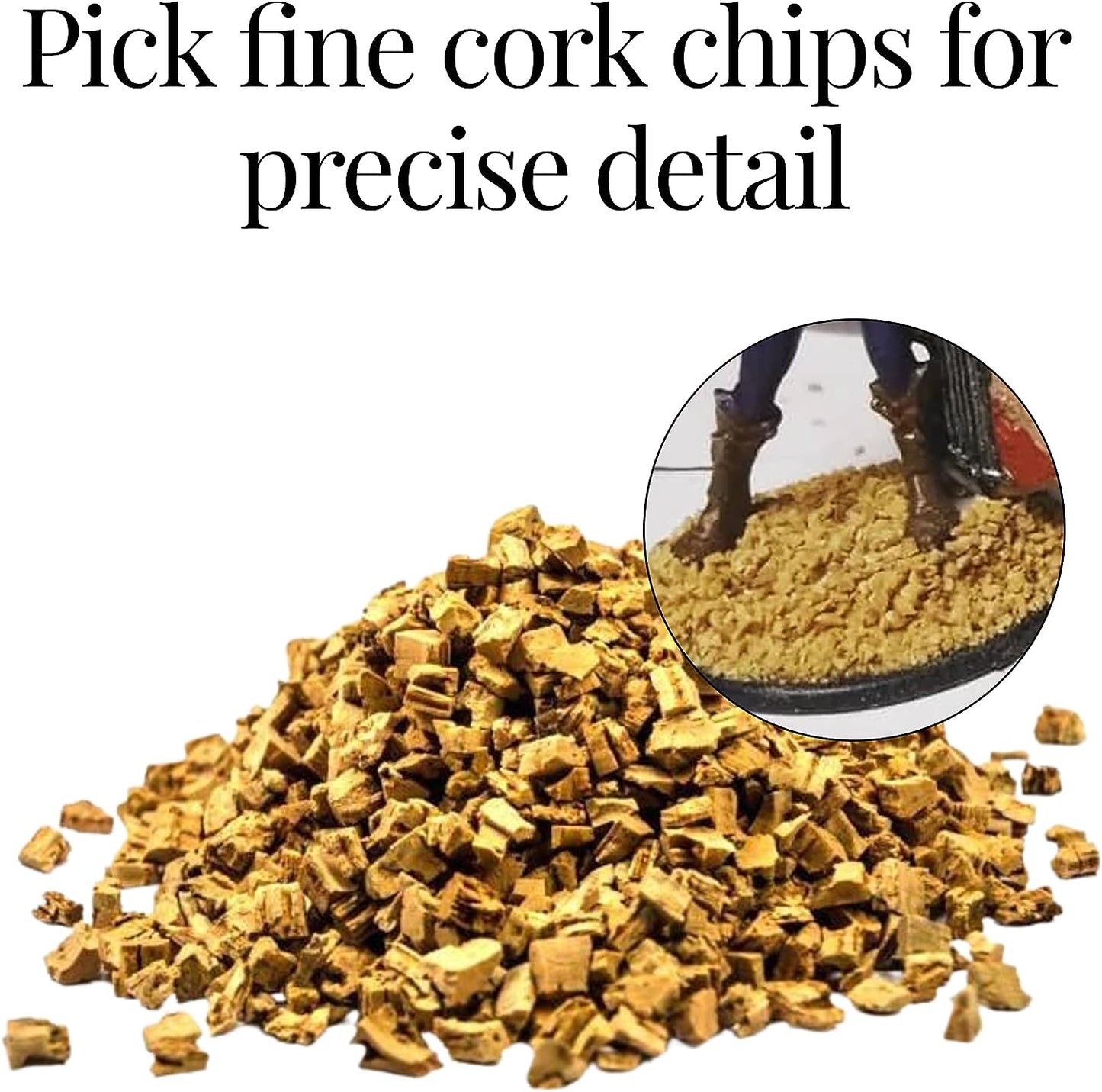 Warlord Games - Battlefields & Basing: Large Cork Chips (180ml)