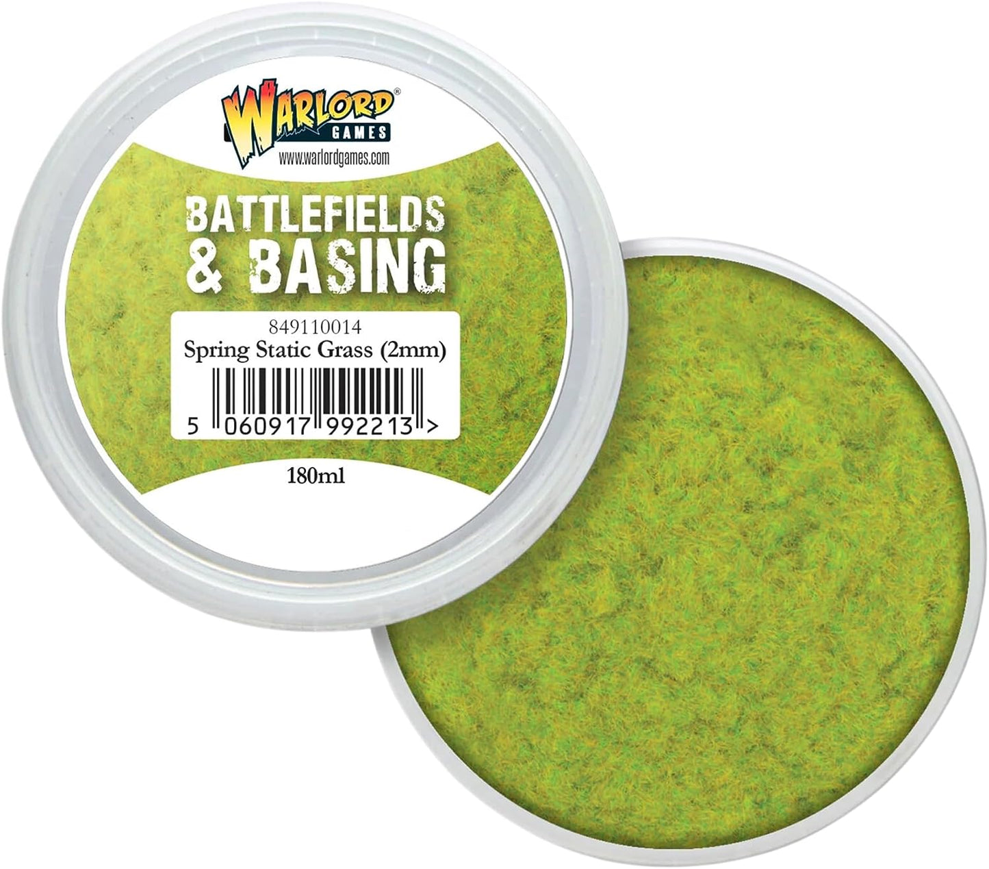Warlord Games - Battlefields & Basing: Spring 2mm Static Grass (180ml)