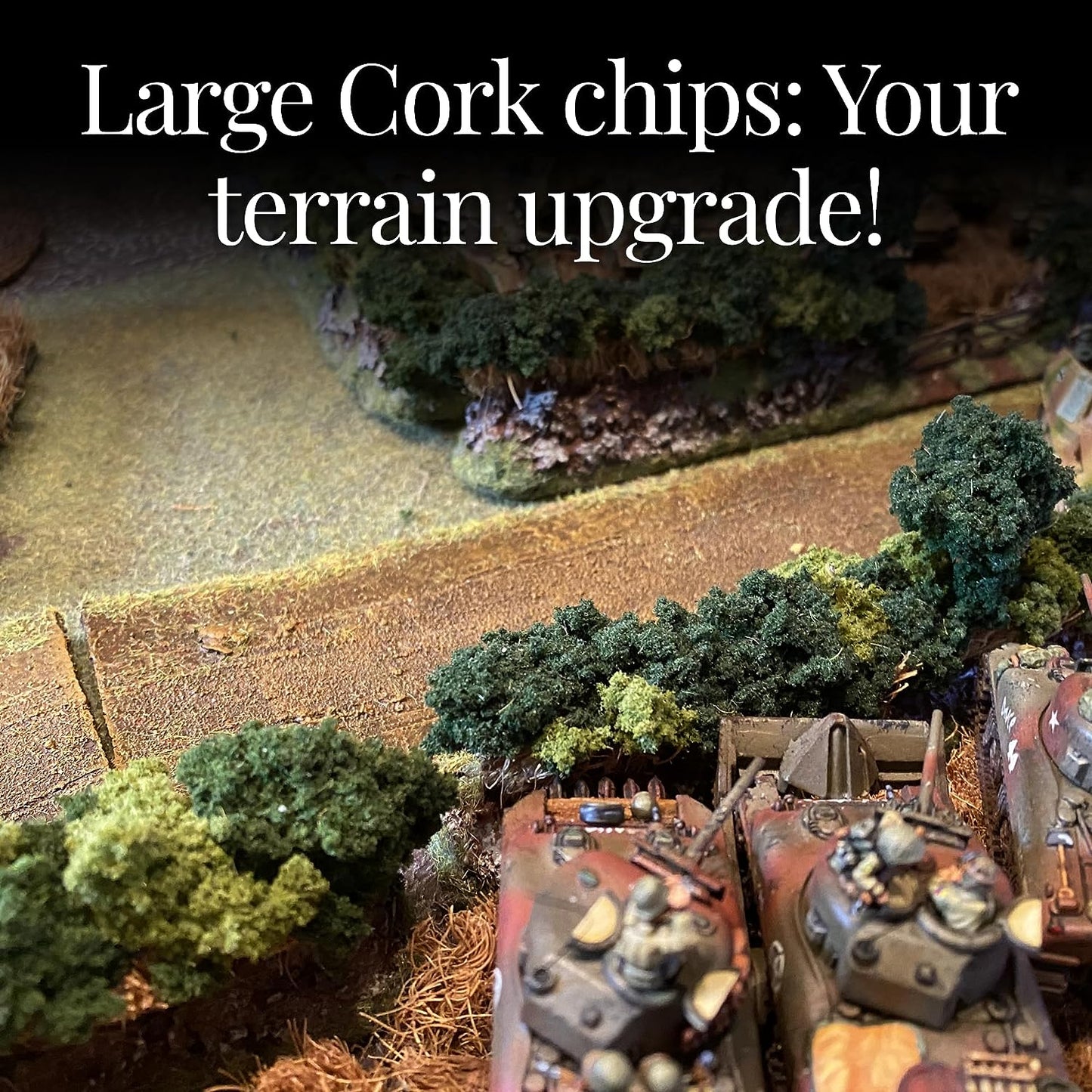Warlord Games - Battlefields & Basing: Large Cork Chips (180ml)