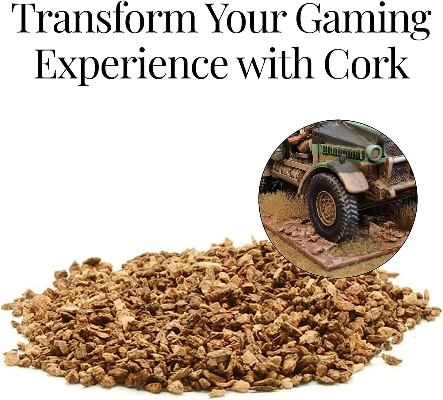 Warlord Games - Battlefields & Basing: Fine Cork Chips (180ml)