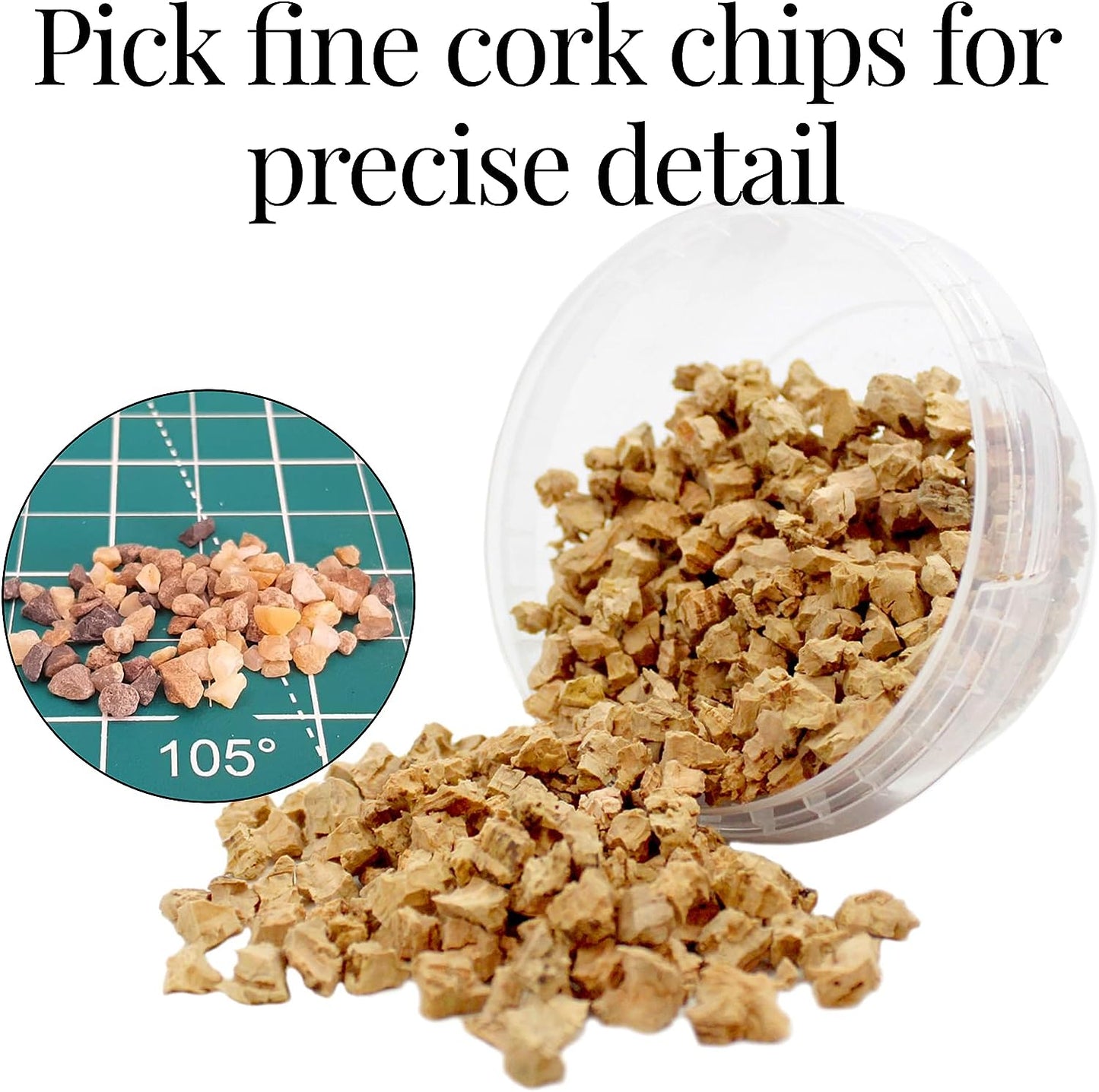 Warlord Games - Battlefields & Basing: Large Cork Chips (180ml)