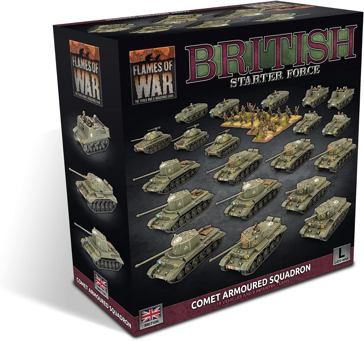 Flames of War British Comet Armoured Squadron