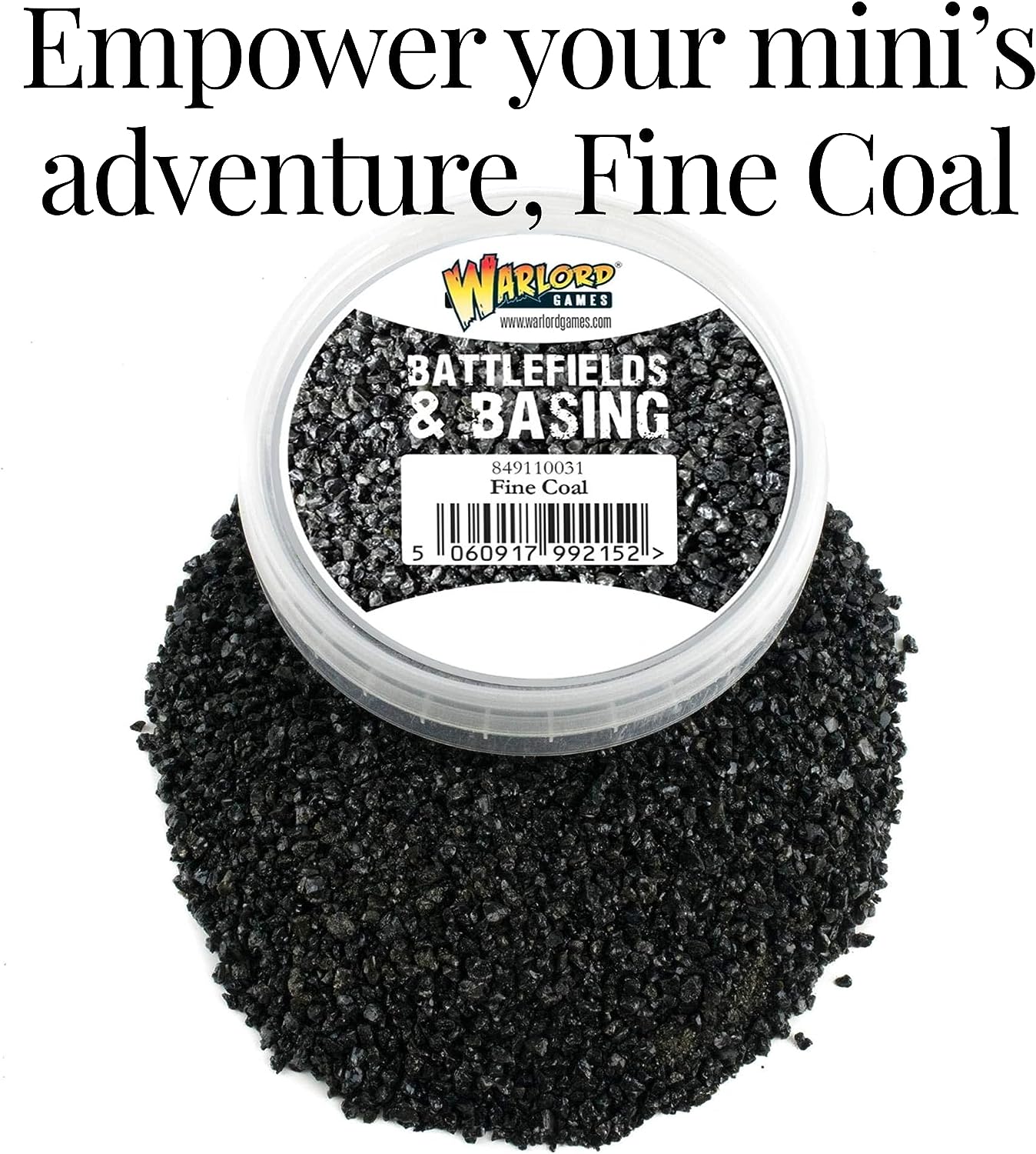 Warlord Games - Battlefields & Basing: Fine Coal (180ml)