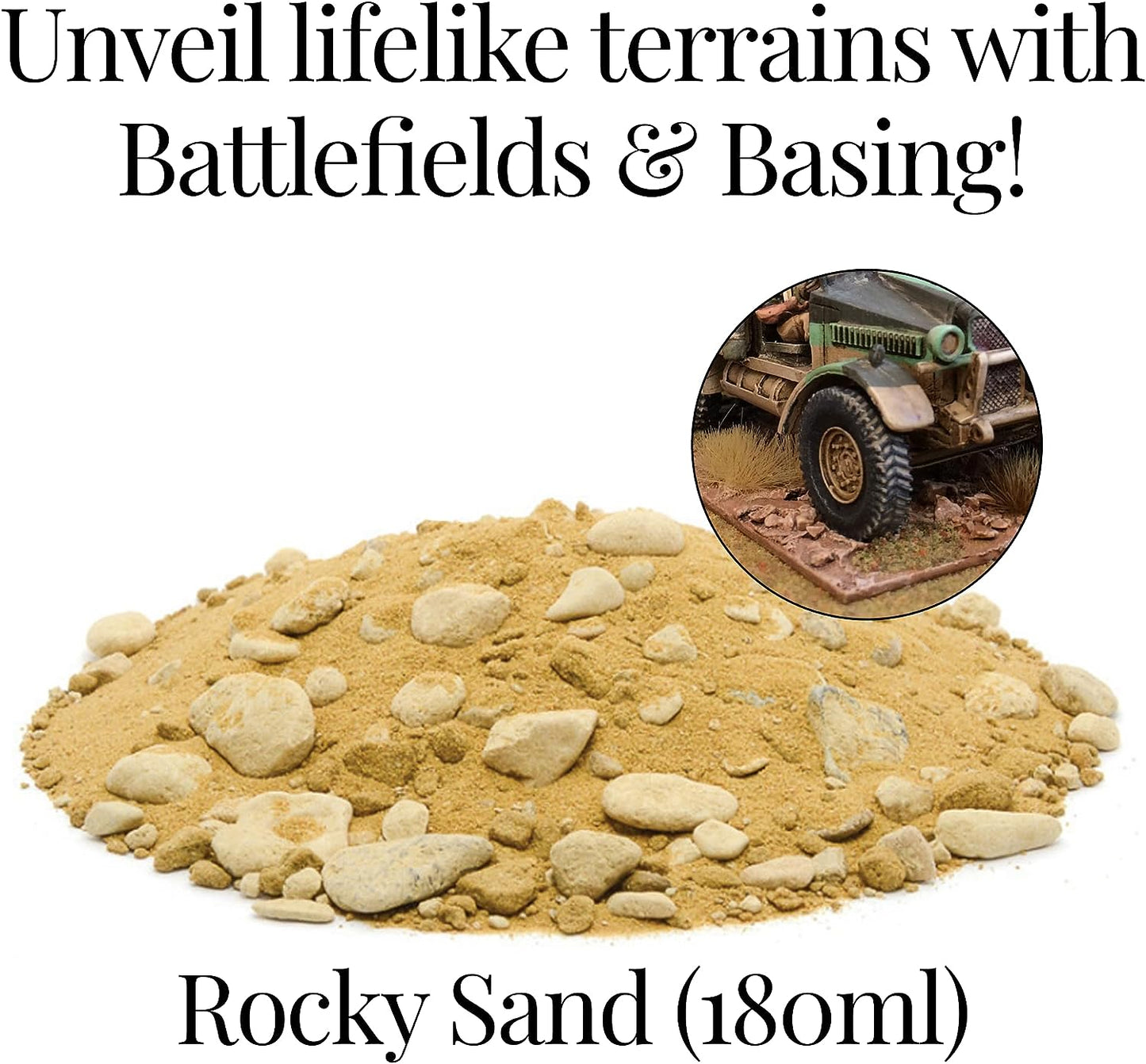 Warlord Games - Battlefields & Basing: Rocky Sand (180ml)