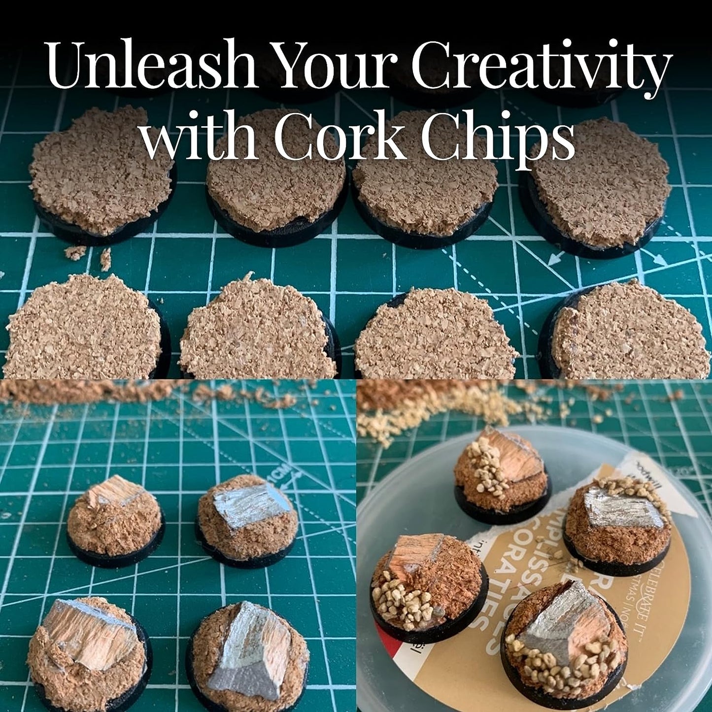 Warlord Games - Battlefields & Basing: Fine Cork Chips (180ml)