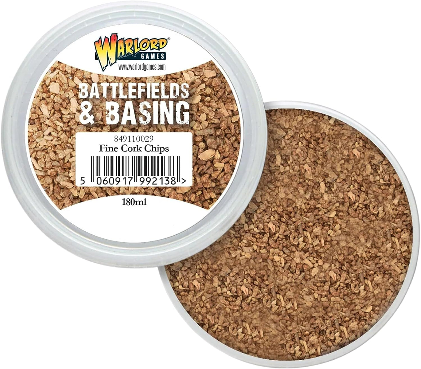 Warlord Games - Battlefields & Basing: Fine Cork Chips (180ml)