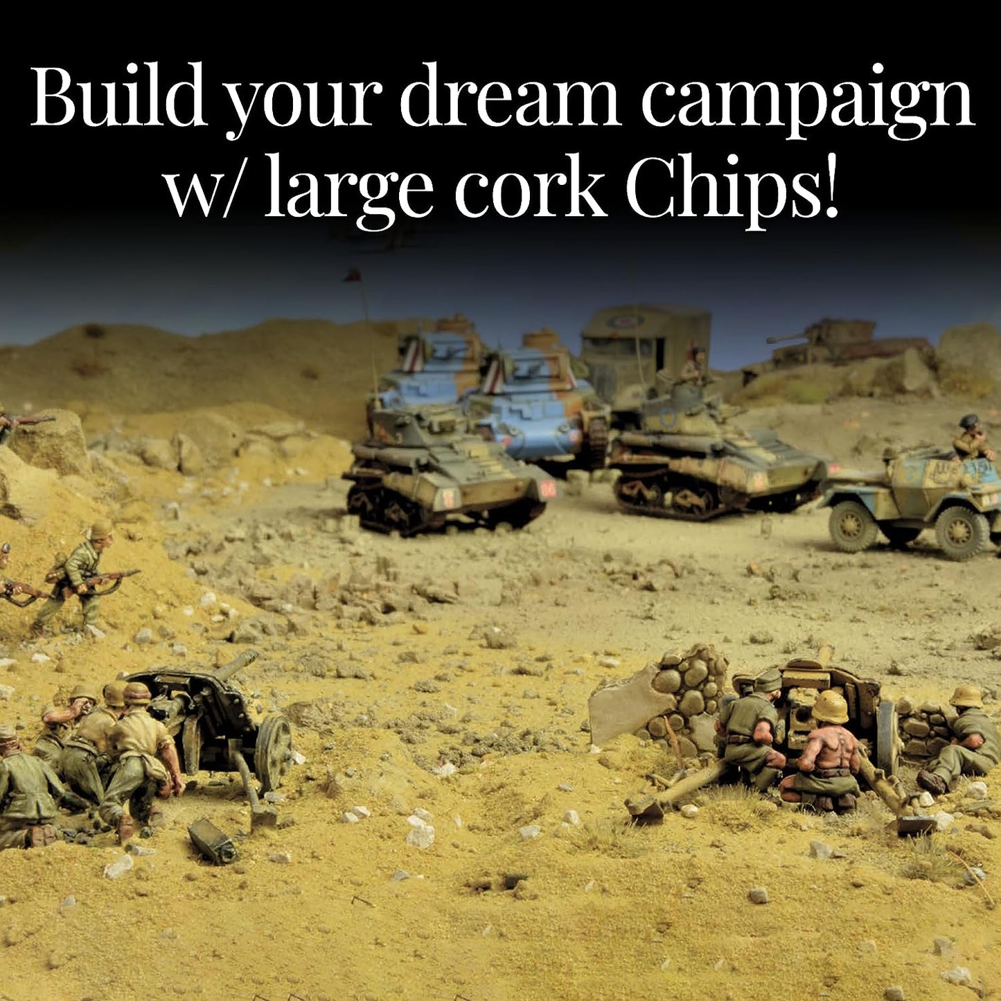 Warlord Games - Battlefields & Basing: Large Cork Chips (180ml)