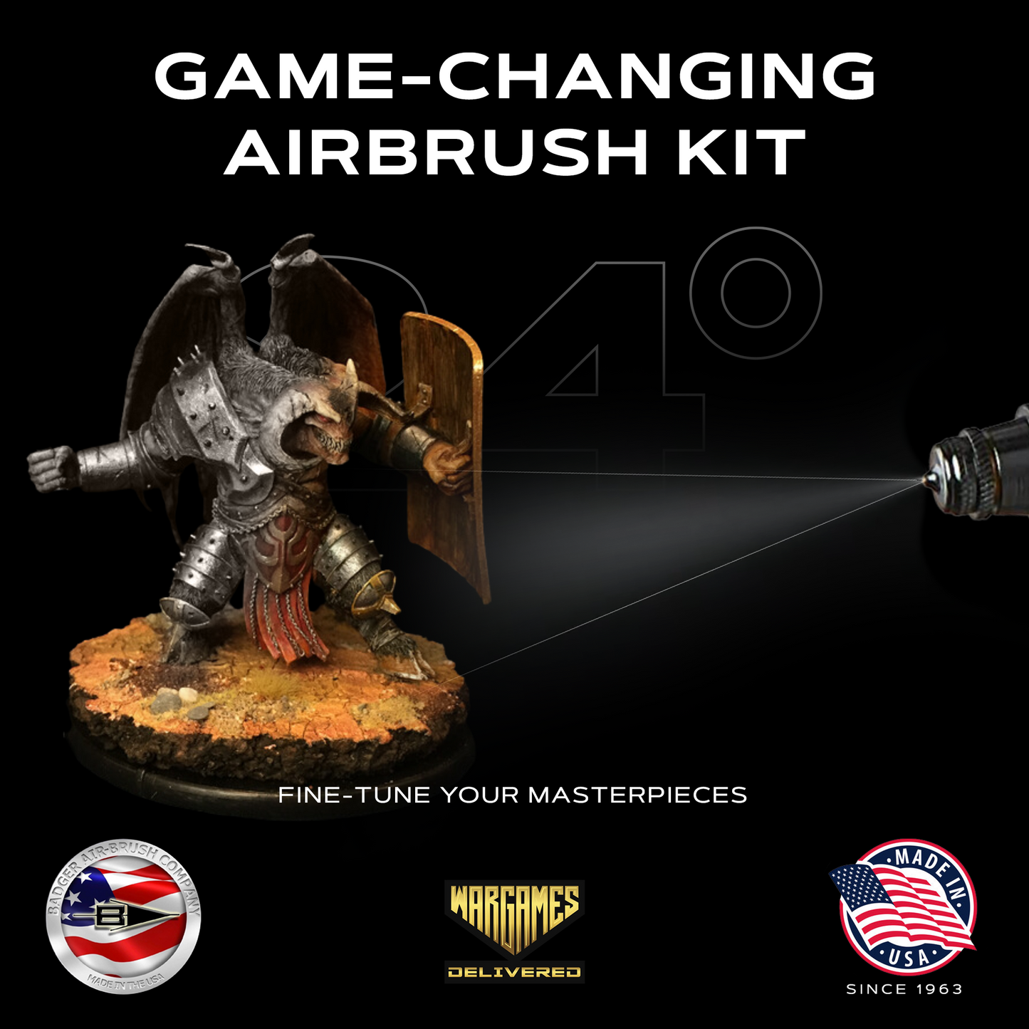 Badger - Ultra Fine Pixel Painter Airbrush Bundle