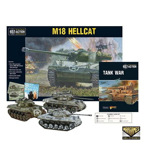 Bolt Action - Tank War: M18 Hellcat US Army Tank + Digital Guide