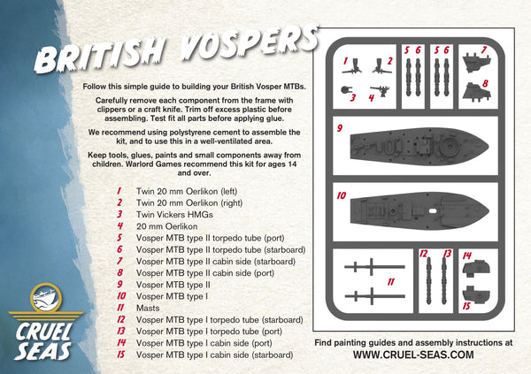 Cruel Seas - Royal Navy: Vosper MTB Flotilla