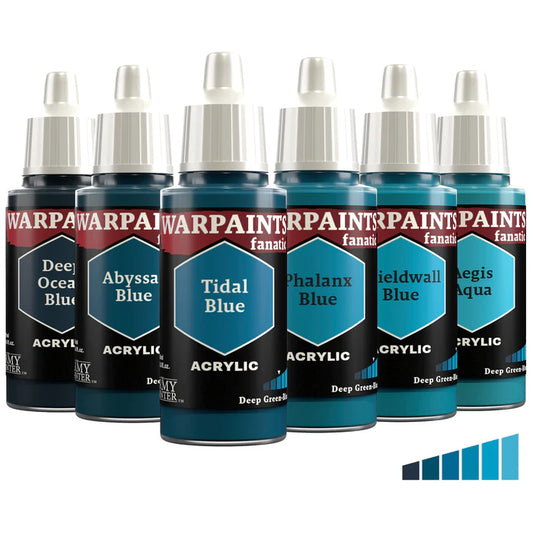 The Army Painter - Warpaints Fanatic: Deep Green-Blues The Army Painter - Warpaints Fanatic: Deep Green-Blues