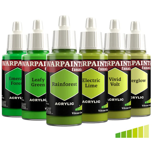 The Army Painter - Warpaints Fanatic: Vibrant Greens The Army Painter - Warpaints Fanatic: Vibrant Greens