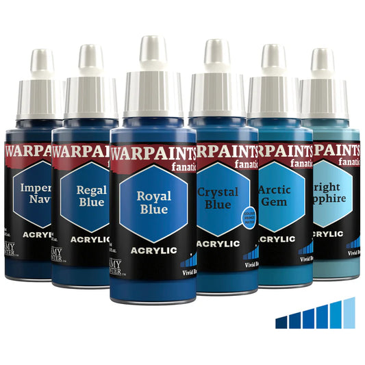The Army Painter - Warpaints Fanatic: Vivid Blues The Army Painter - Warpaints Fanatic: Vivid Blues